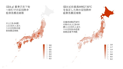 図4　47都道府県別の熱中症による救急搬送者数